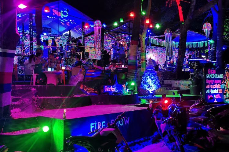 Gecko bar i Koh Samet