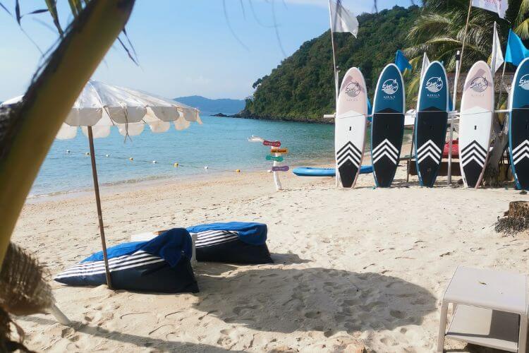 SUP-brett utleie på Prao Beach i Koh Samet